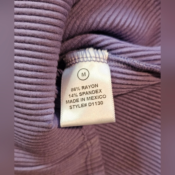 Fashion Nova Classic Lavender Ribbed Bodycon Mini Dress (NWOT) - Picture 7 of 8